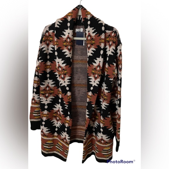 Lucky Brand Sweaters - LUCKY BRAND AZTEC SWEATER CARDIGAN